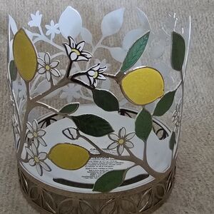 Bath and Body Works Lemon Candle Holder